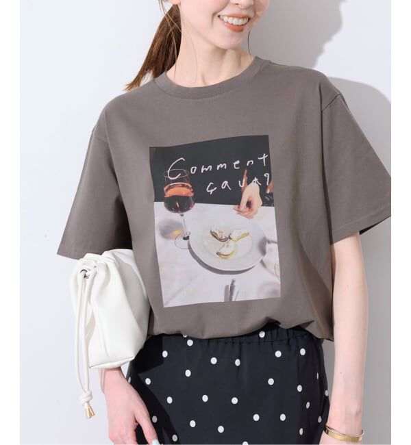 SLOBE IENA「Lundi&times;FRUIT OF THE LOOM&times;SLOBE別注 フォトTシャツ」|Tシャツ・カットソー|