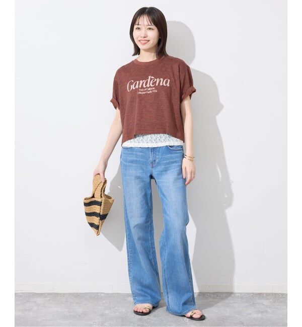 SLOBE IENA「Collegiate Pacific/カレッジエイト パシフィック SLOBE別注 ショートTシャツ」|Tシャツ・カットソー|