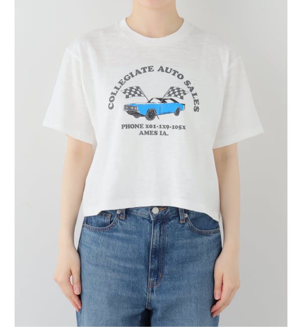 SLOBE IENA「Collegiate Pacific/カレッジエイト パシフィック SLOBE別注 ショートTシャツ」|Tシャツ・カットソー|