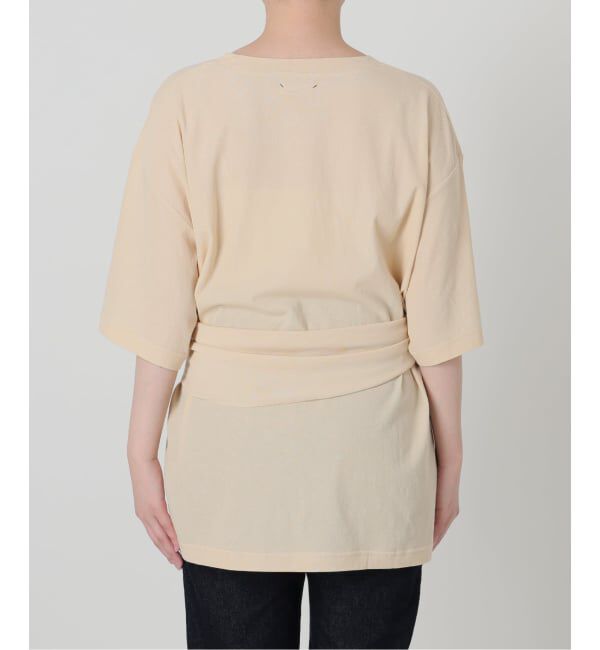 SLOBE IENA「《追加》Plus by ONIT/オニット SLOBE別注 スカーフ付Tシャツ」|Tシャツ・カットソー|