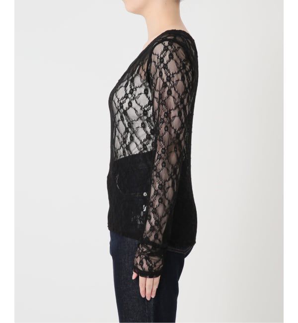 SLOBE IENA「《予約》Vネックレーストップス」|Tシャツ・カットソー|