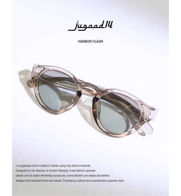 417 EDIFICE「jugaad14 / ジュガードフォーティーン HARBOR CLEAR」|サングラス|グレー
