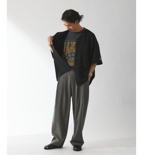 JOURNAL STANDARD relume「吸水速乾 RUSSELL ATHLETIC 別注 Dri-Power(R) ベースボールシャツ」|シャツ・ブラウス|