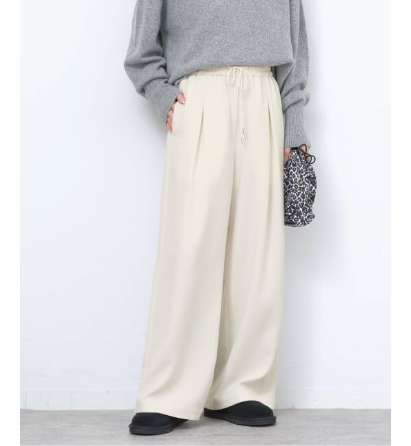 JOURNAL STANDARD relume「ストレッチメランジツイルイージーパンツ」|スラックス|ホワイト