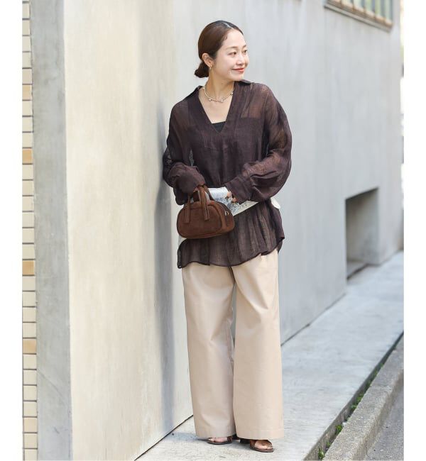JOURNAL STANDARD「《追加》リネンメッシュシャツ」|シャツ・ブラウス|