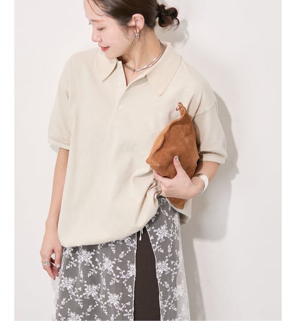 JOURNAL STANDARD「【STAR＆STRIPE/スターアンドストライプ】オーバーFIT ポロ SHIRTS」|Tシャツ・カットソー|ベージュ