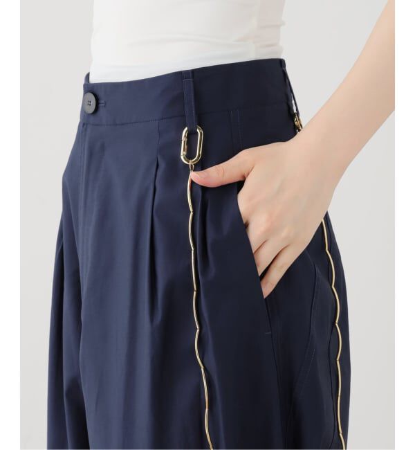 journal standard L'essage「DARKPARK/ダークパーク PHEBE - CHAIN ADORNED LIG パンツ」|スラックス|