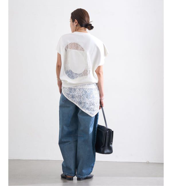JOURNAL STANDARD「《追加》【LAYAS/レイヤーズ】 BACK LACE N/S P/O」|Tシャツ・カットソー|