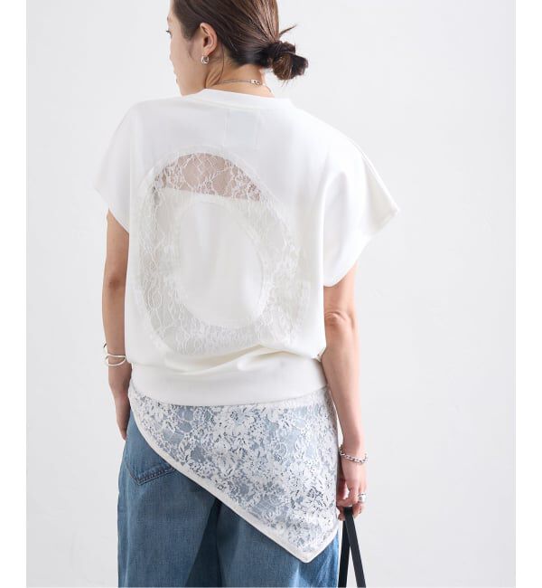 JOURNAL STANDARD「《追加》【LAYAS/レイヤーズ】 BACK LACE N/S P/O」|Tシャツ・カットソー|