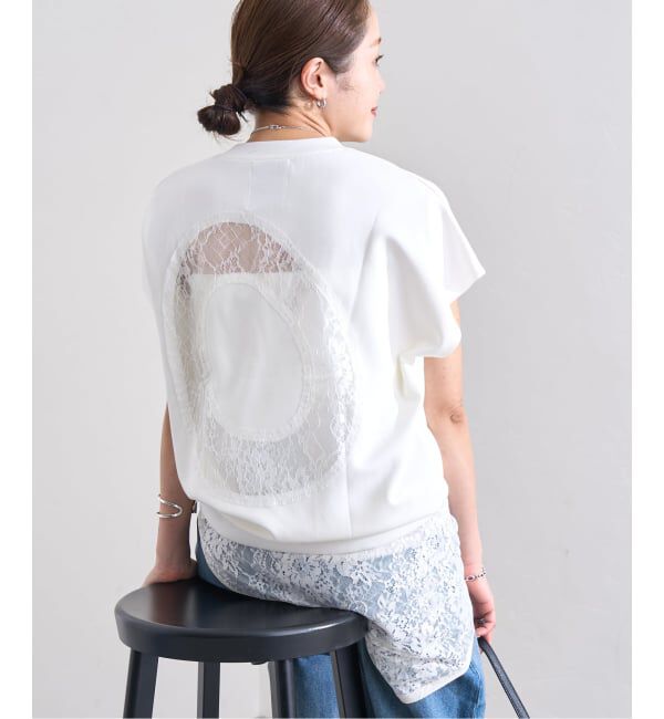 JOURNAL STANDARD「《追加》【LAYAS/レイヤーズ】 BACK LACE N/S P/O」|Tシャツ・カットソー|