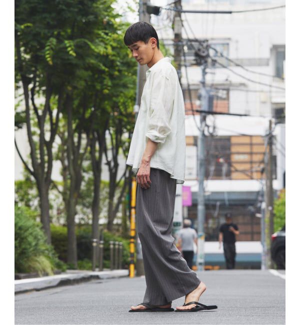 JOURNAL STANDARD relume「ヒールカット ルーズライト ストライプ スラックス」|スラックス|