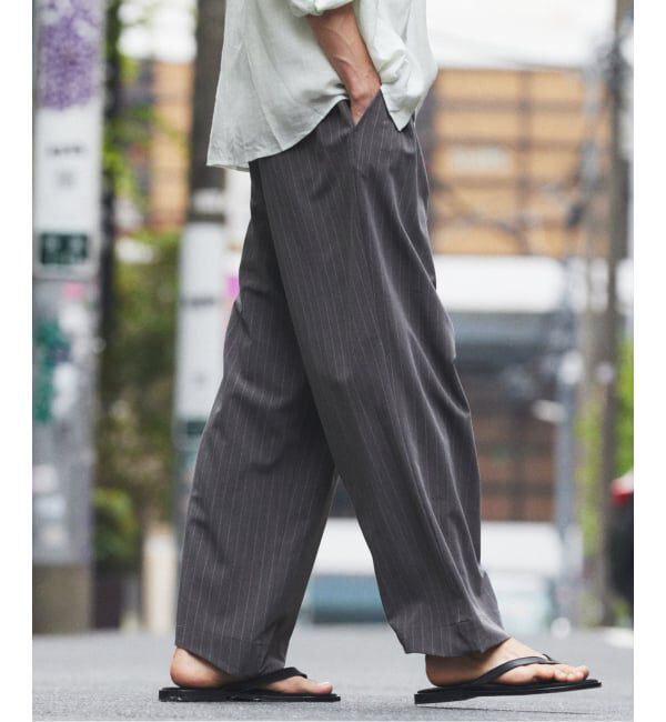 JOURNAL STANDARD relume「ヒールカット ルーズライト ストライプ スラックス」|スラックス|