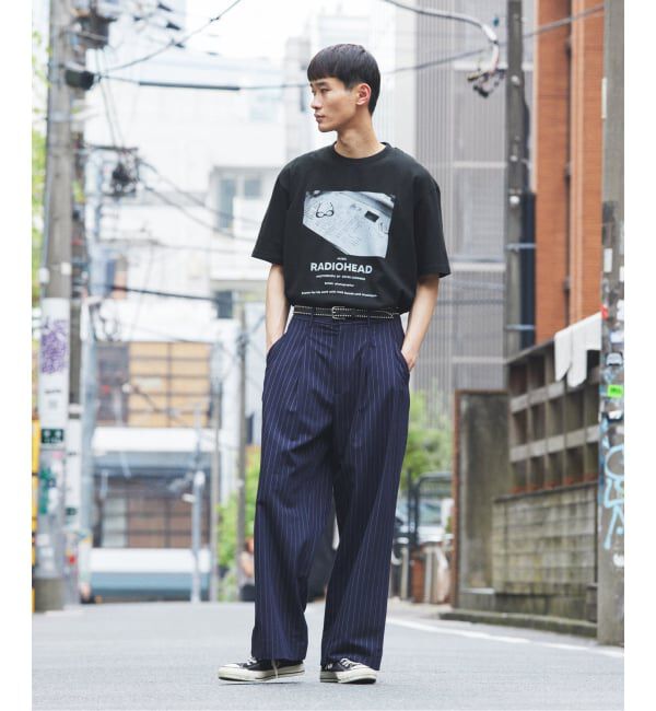 JOURNAL STANDARD relume「ヒールカット ルーズライト ストライプ スラックス」|スラックス|