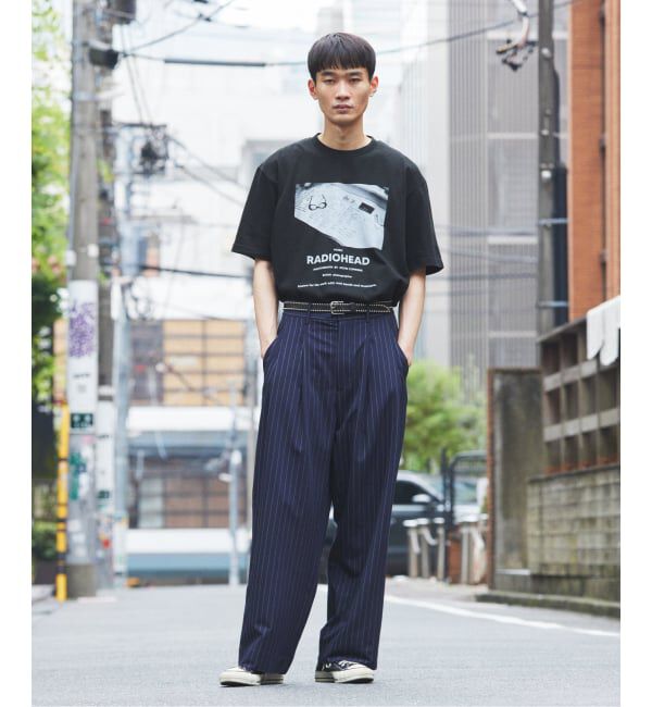 JOURNAL STANDARD relume「ヒールカット ルーズライト ストライプ スラックス」|スラックス|