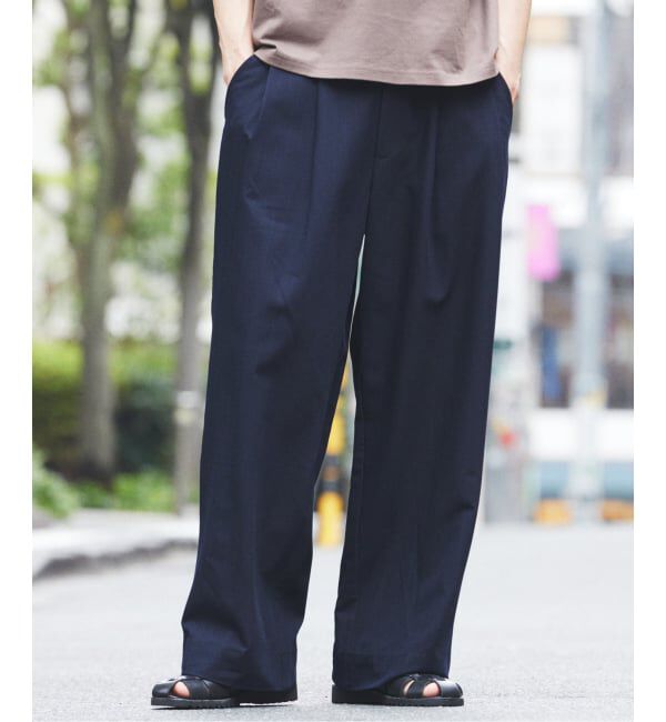 JOURNAL STANDARD relume「ヒールカット ルーズライト ストライプ スラックス」|スラックス|
