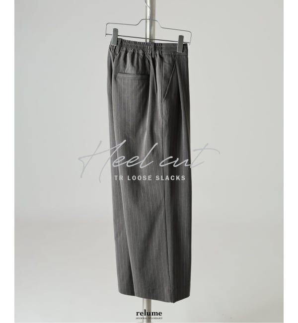 JOURNAL STANDARD relume「ヒールカット ルーズライト ストライプ スラックス」|スラックス|グレーA