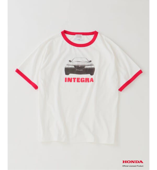 JOURNAL STANDARD relume「Honda / ホンダ 別注 インテグラ リンガー Tシャツ」|Tシャツ・カットソー|ホワイト