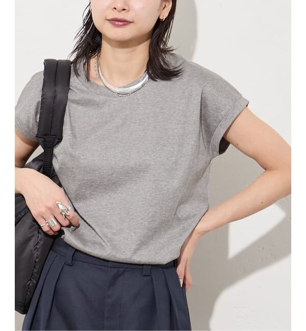 JOURNAL STANDARD「《追加3》汗ジミ防止ナノシアコンパクトTシャツ」|Tシャツ・カットソー|グレーA
