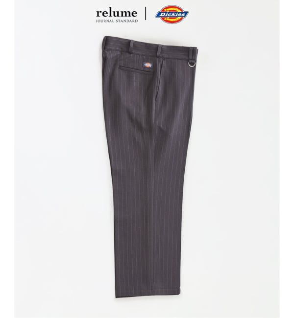 JOURNAL STANDARD relume「《追加予約》Dickies / ディッキーズ 別注 ピンタック ワイドストライプスラックス」|スラックス|グレーA