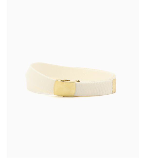 JOURNAL STANDARD「SOLID COLOR WEB BELT WIDE WEB 30mm」|ベルト|ホワイト