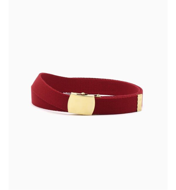 JOURNAL STANDARD「SOLID COLOR WEB BELT WIDE WEB 30mm」|ベルト|ボルドー