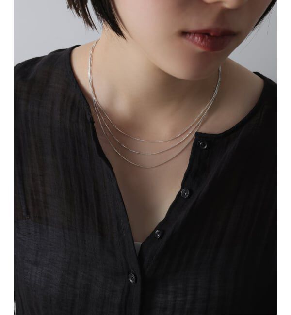 Spick and Span「【SAMH by LILAS】トリプルネックレス SV」|ネックレス|