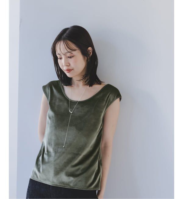 NOBLE「ベロア2WAYタンク」|Tシャツ・カットソー|