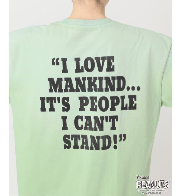 FRAMeWORK「JOHNBULL/ジョンブル PEANUTS LINUS TEE」|Tシャツ・カットソー|