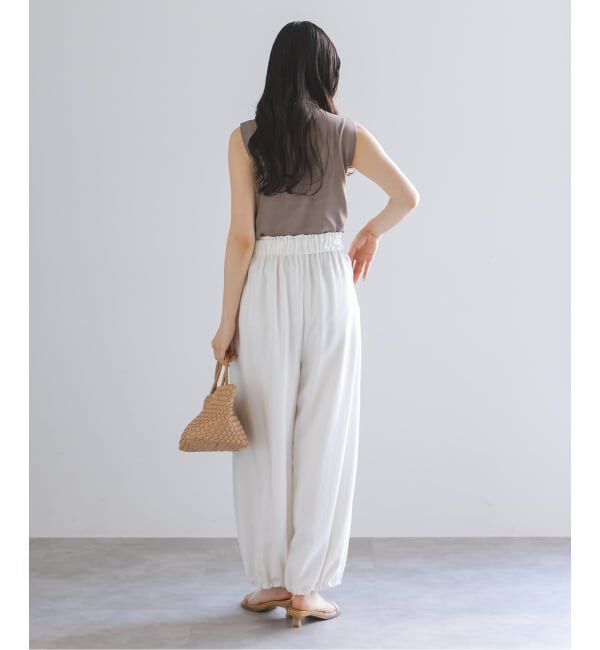 NOBLE「《追加》エアリーギャザーバレルパンツ」|その他|