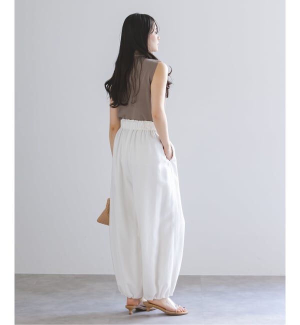 NOBLE「《追加》エアリーギャザーバレルパンツ」|その他|