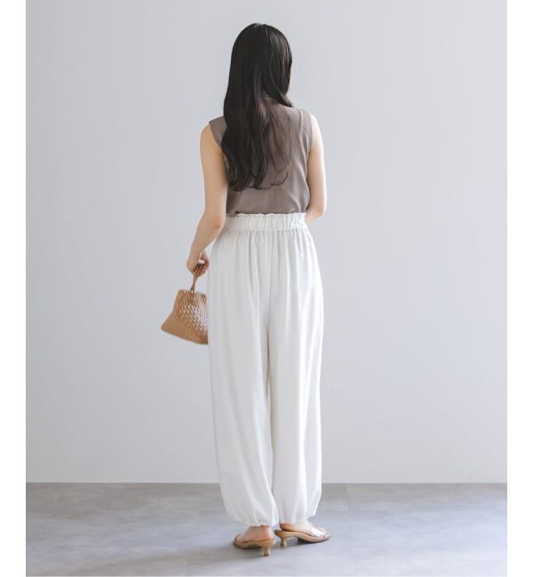 NOBLE「《追加》エアリーギャザーバレルパンツ」|その他|