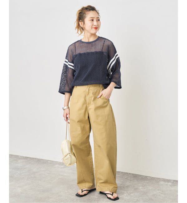 Spick and Span「《別注》athletic wear MASON メッシュフットボール*」|Tシャツ・カットソー|