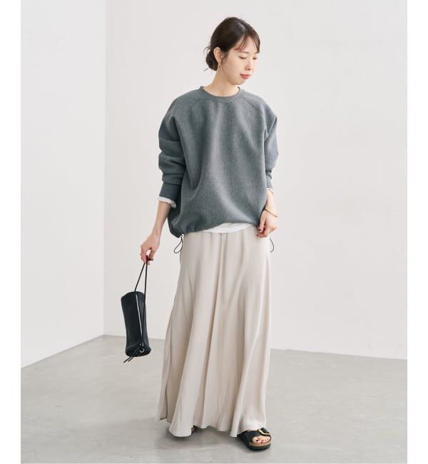 Spick and Span「フィブリルキュプラフレアスカート」|スカート|
