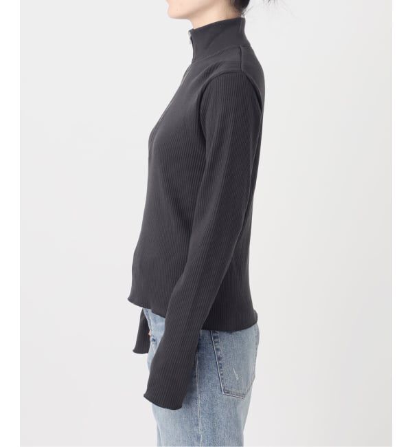 FRAMeWORK「≪予約≫Healthknit/ヘルスニット アーミーリブ ハーフジップ」|Tシャツ・カットソー|