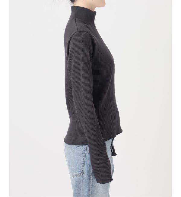 FRAMeWORK「≪予約≫Healthknit/ヘルスニット アーミーリブ ハーフジップ」|Tシャツ・カットソー|