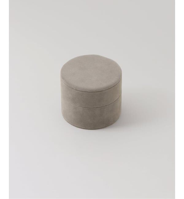 Lilas by Spick&Span「ジュエリーケースラウンドグレー」|その他|