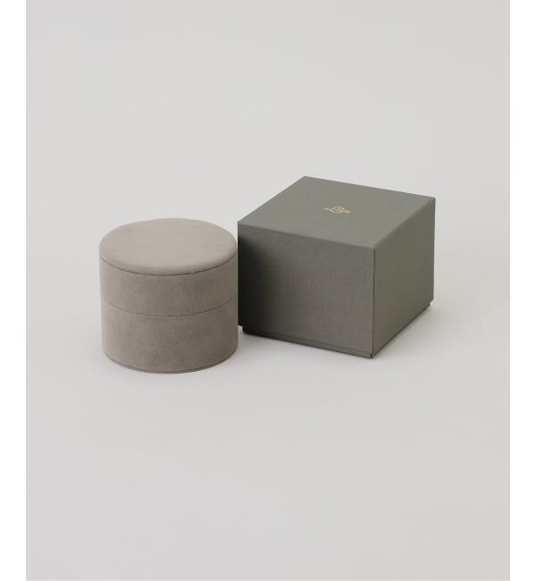 Lilas by Spick&Span「ジュエリーケースラウンドグレー」|その他|