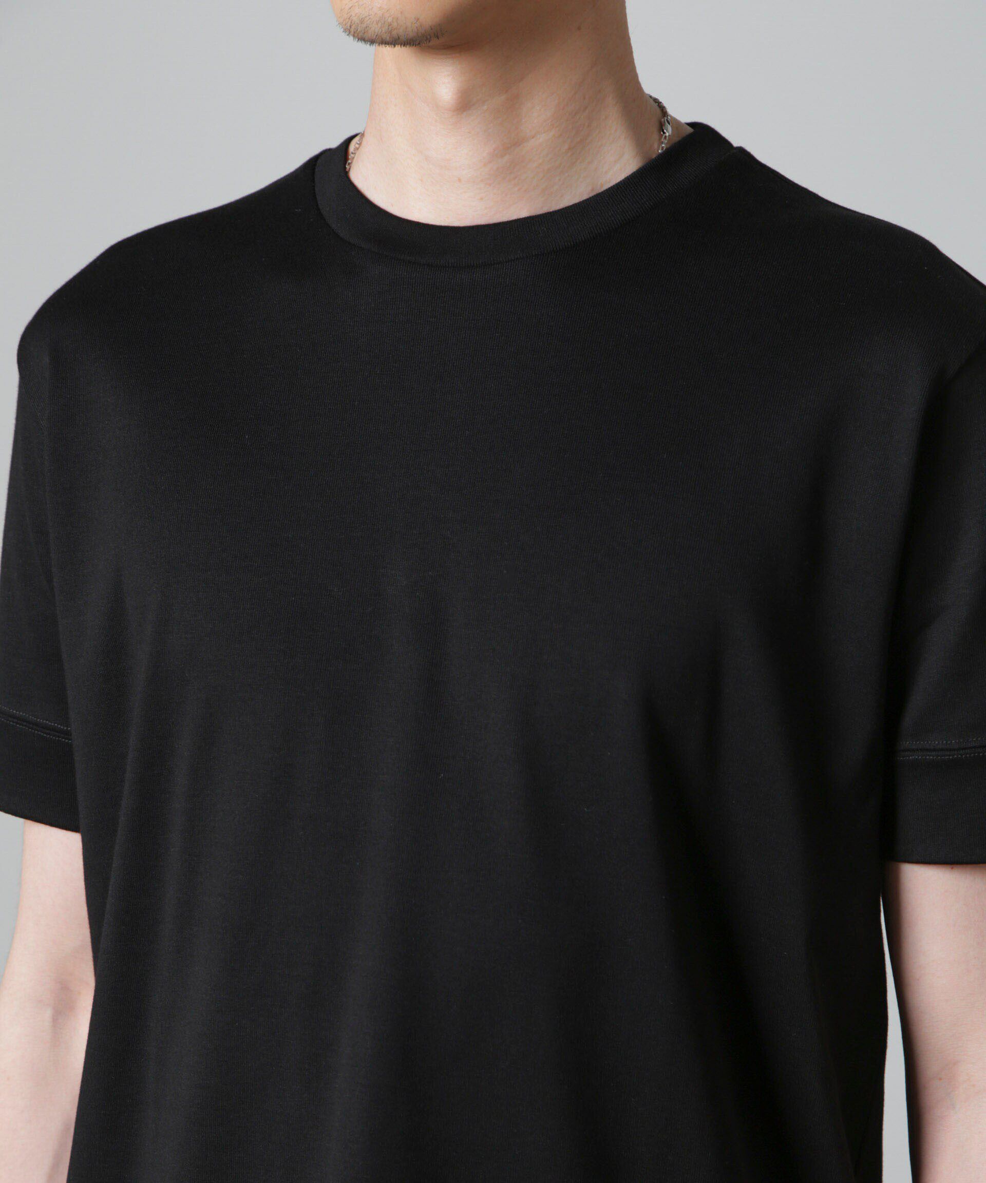 NANO universe「｢FORMAL JERSEY｣クルーネックカットソー半袖」|Tシャツ・カットソー|