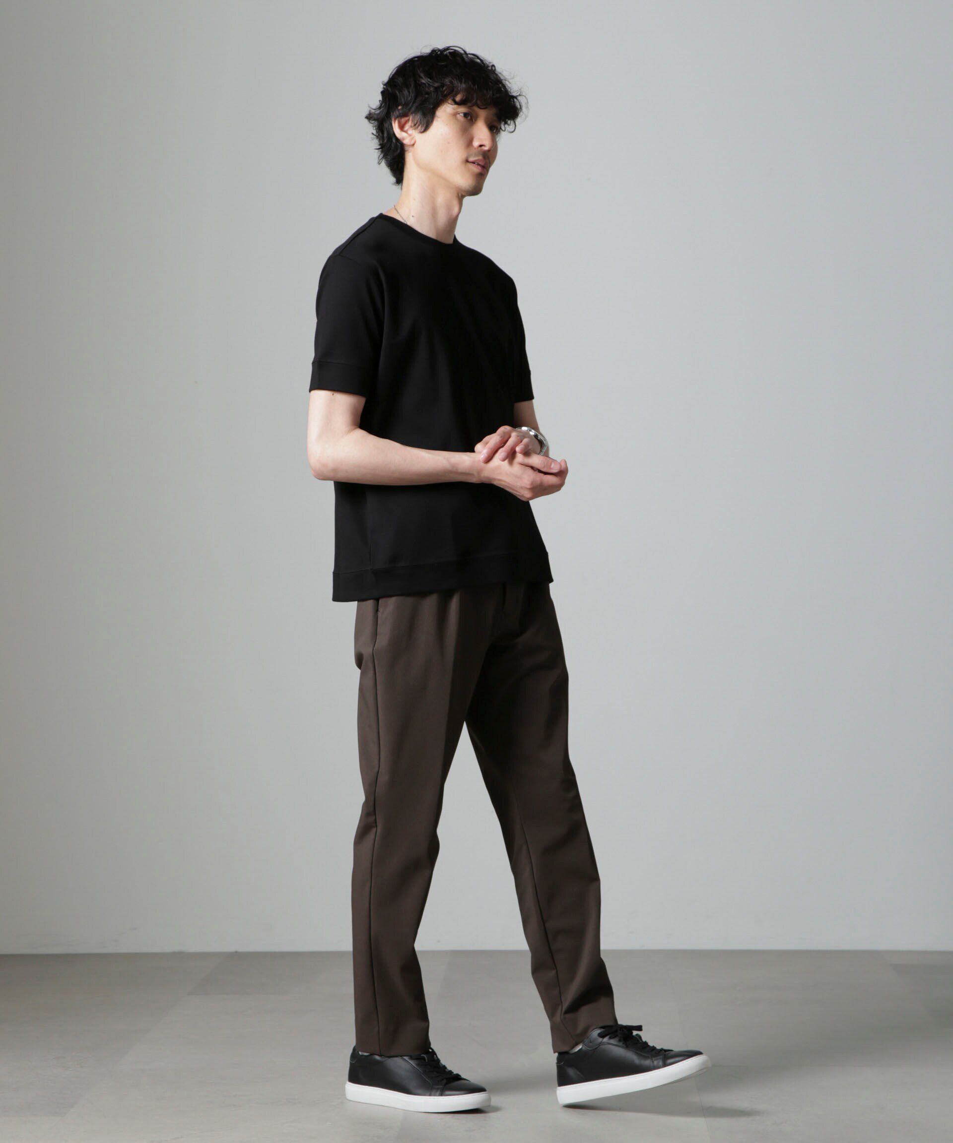 NANO universe「｢FORMAL JERSEY｣クルーネックカットソー半袖」|Tシャツ・カットソー|