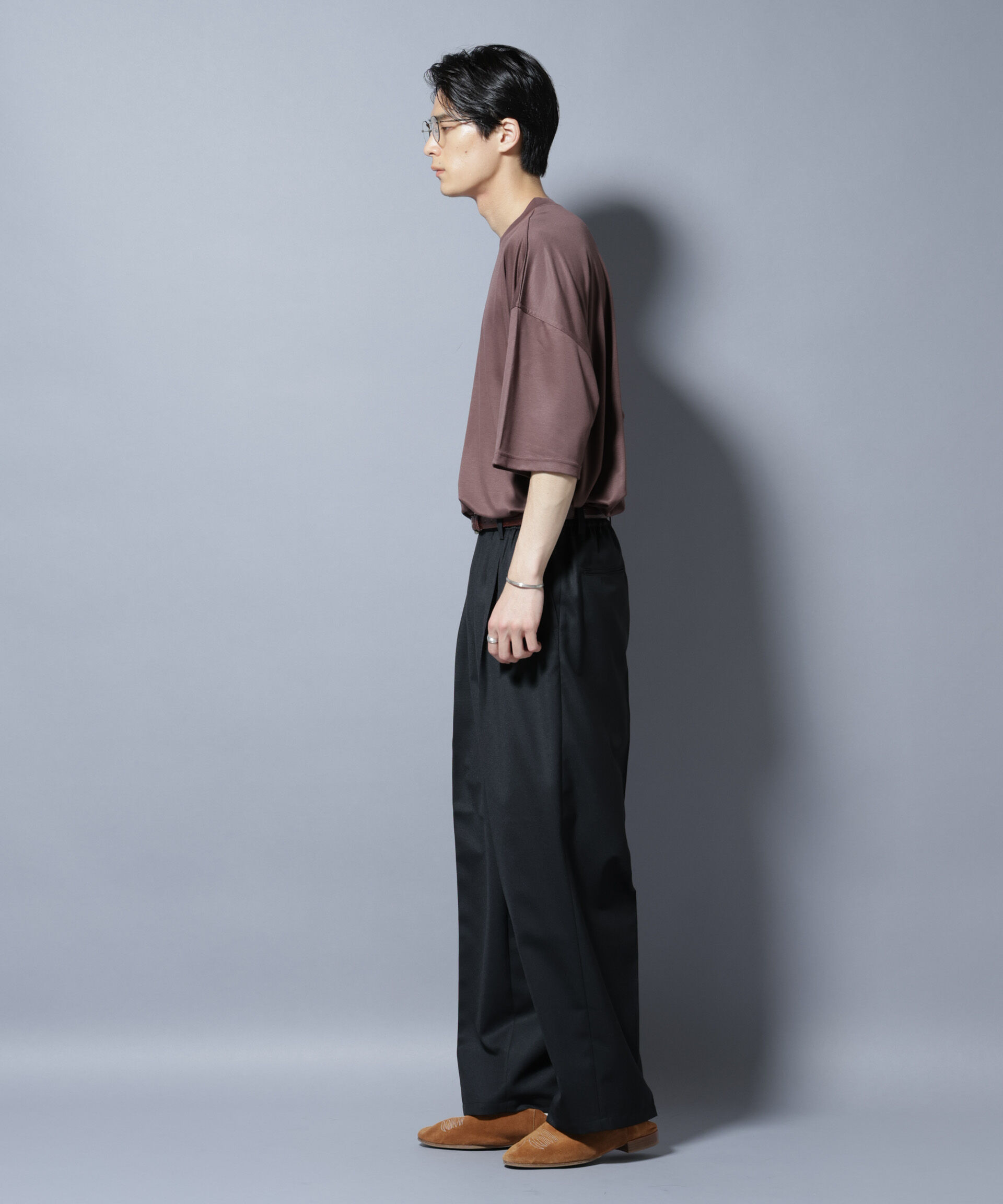 nano･universe「MIYATA&times;NANO JAPAN MADE キュプラ混 Tシャツ」|Tシャツ・カットソー|