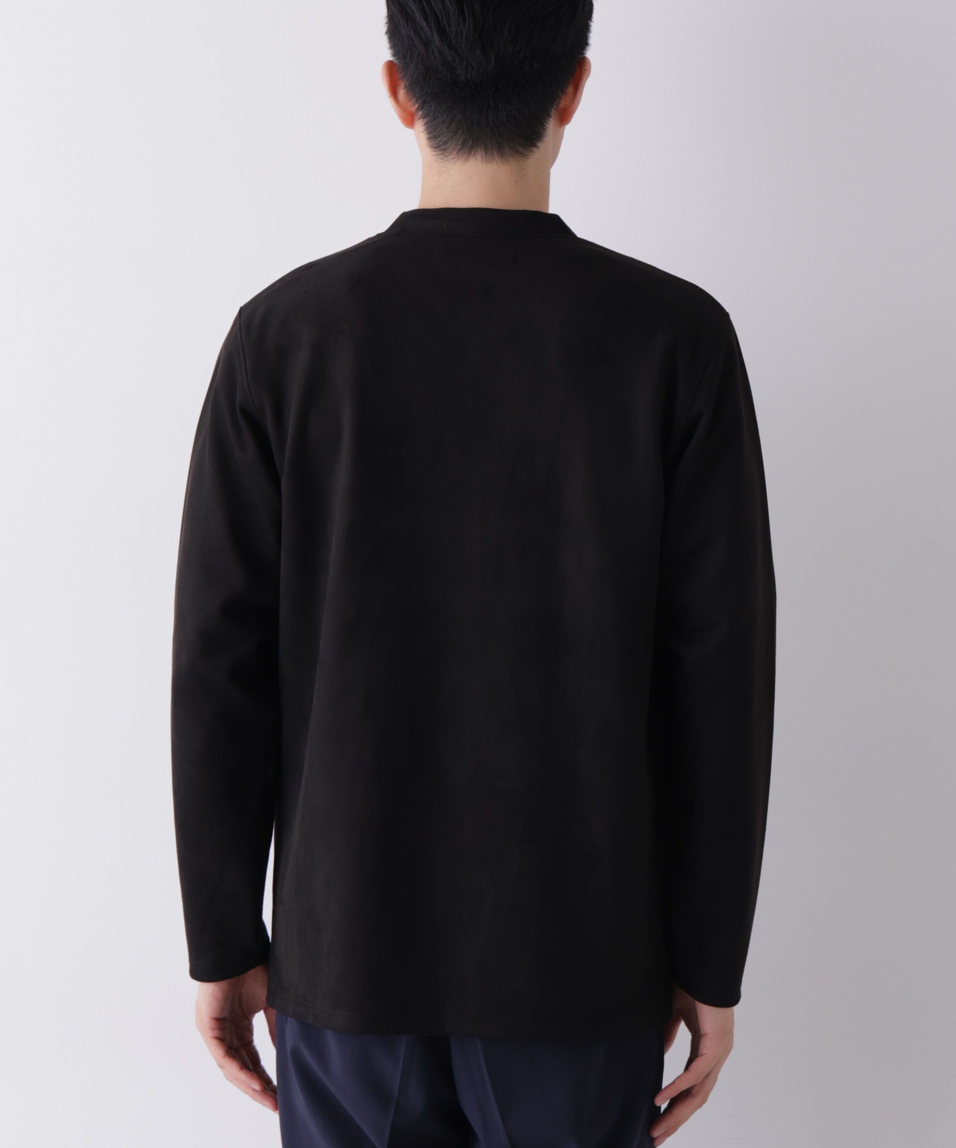 NANO universe「フェイクスエードトッパーカーディガン」|Tシャツ・カットソー|