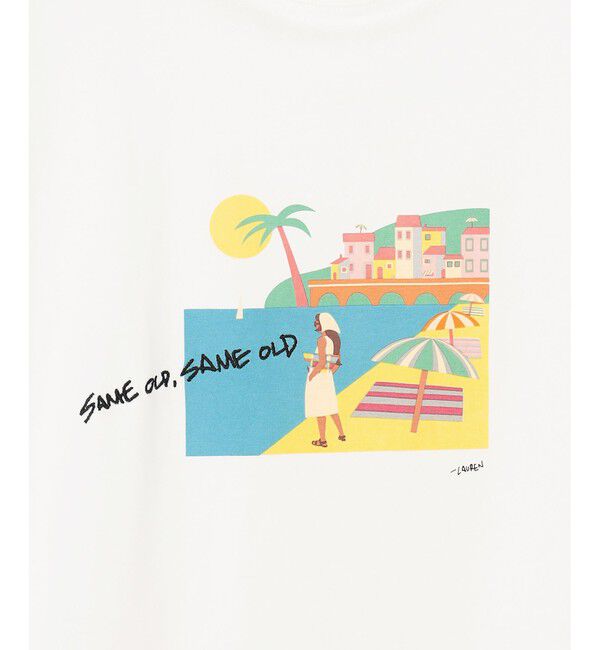 23区「Lauren Rolwing コラボ グラフィックプリント Tシャツ」|Tシャツ・カットソー|