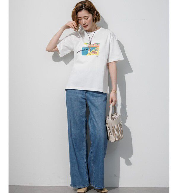 23区「Lauren Rolwing コラボ グラフィックプリント Tシャツ」|Tシャツ・カットソー|