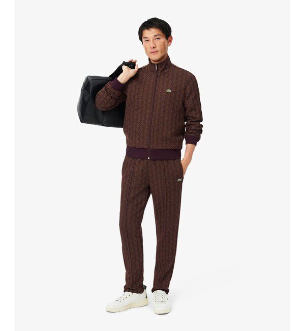 LACOSTE「サイドテーピングモノグラムジャカードトラックパンツ」|その他|
