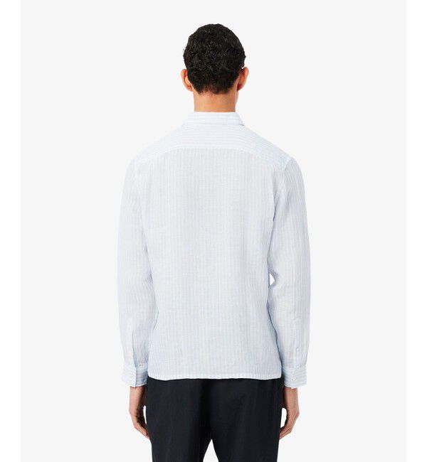 LACOSTE「リネンストライプシャツ」|シャツ・ブラウス|