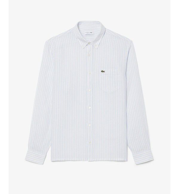 LACOSTE「リネンストライプシャツ」|シャツ・ブラウス|