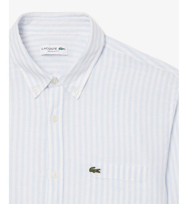 LACOSTE「リネンストライプシャツ」|シャツ・ブラウス|
