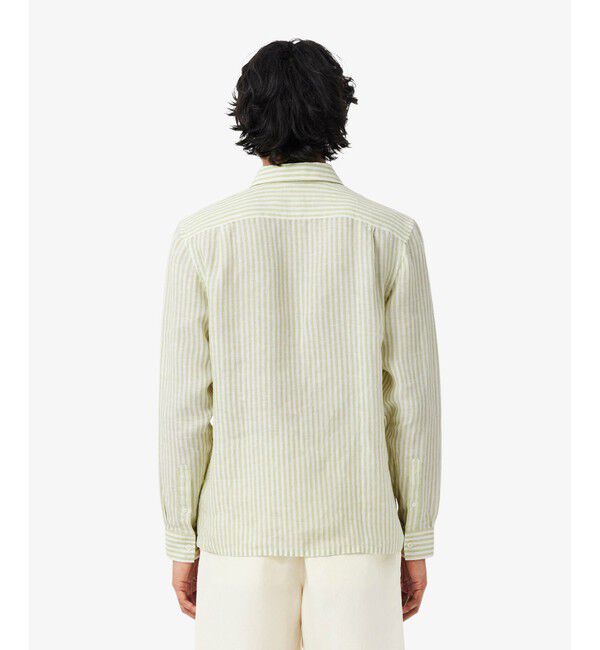 LACOSTE「リネンストライプシャツ」|シャツ・ブラウス|