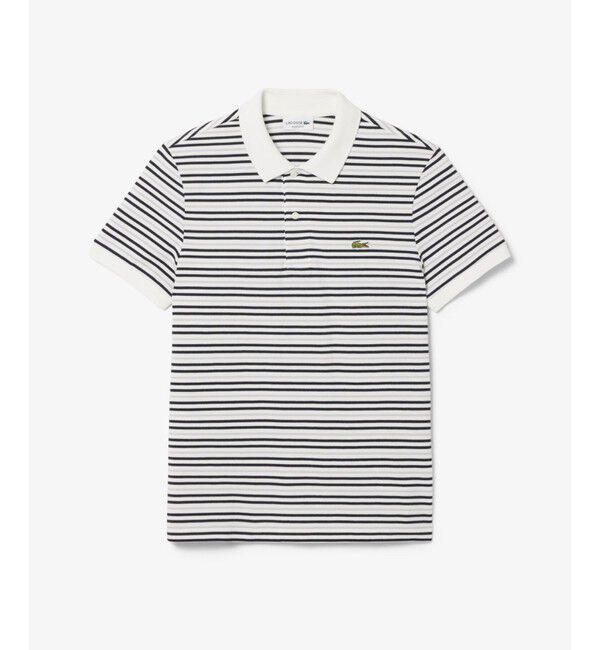 LACOSTE「マルチボーダー鹿の子地ポロシャツ」|ポロシャツ|
