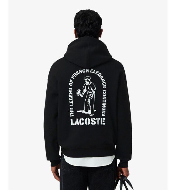 LACOSTE「ルネ・ラコステ バックプリントスウェットフーディ」|パーカー|